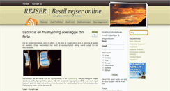 Desktop Screenshot of bestilrejsen.dk