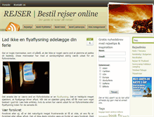 Tablet Screenshot of bestilrejsen.dk